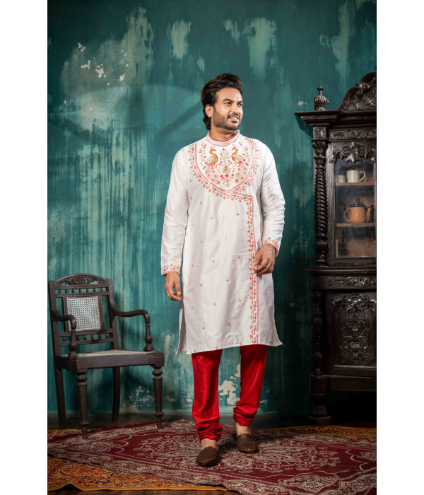 Men’s Assam Silk Kurta with Pyjama Set