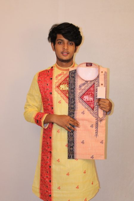 Chiffon Chikan Saree