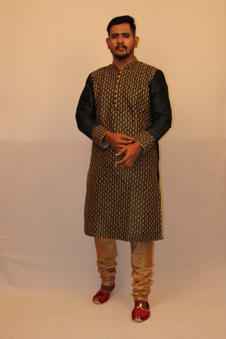 Men's Katan Silk Boutique Stich Kurta pajama
