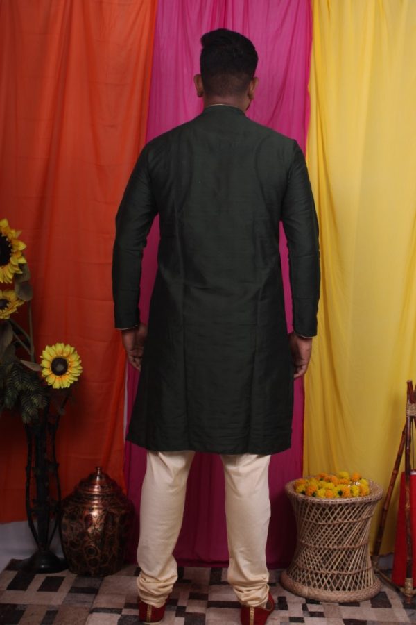 Men's Festive Front Embroidery Work Kurta Pajama 1 20230913045127 IMG 1878 Custom