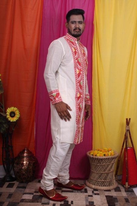 Classic Embroidery Work Kurta Pajama Set – Luxury Ethnic Wear