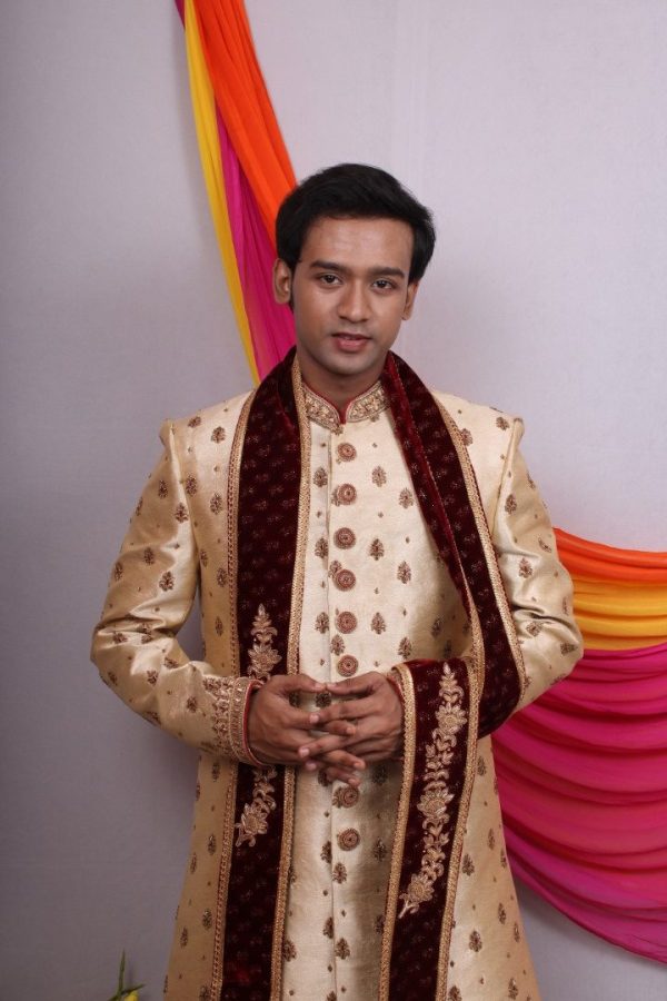 Men’s Premium Ivory Kurta with Contrast Dhoti “A Grand Expression of Tradition.” 1 20230918032219 IMG 2169 Custom rotated