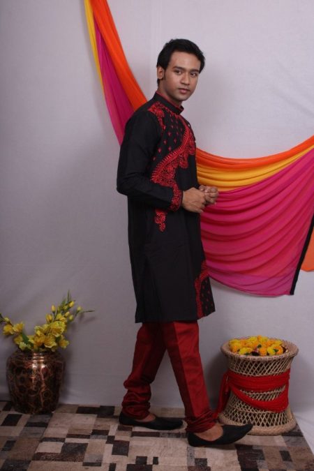 Men's Wedding Benarasi Embroidered Raw Silk Kurta Pajama “Designed to Define Your Wedding Style.”