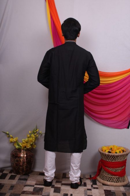 Men’s Traditional Bangalore Silk Wedding Kurta & Pyjama Set