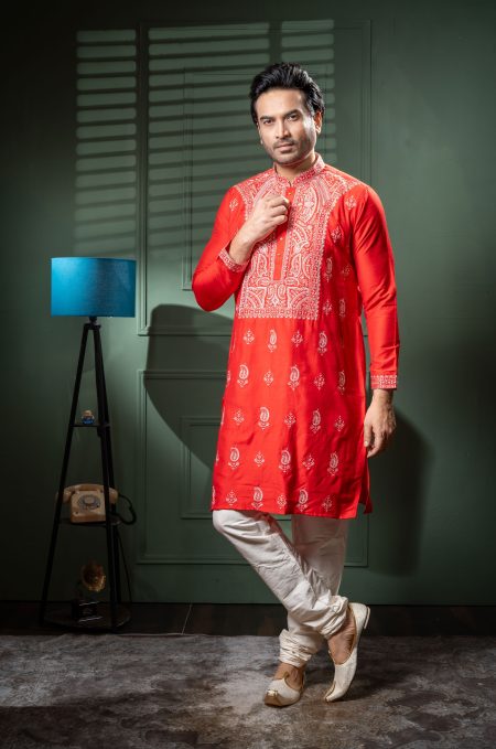 Men’s Wedding Ethnic Kurta Pajama Set   Elegance in every stitch