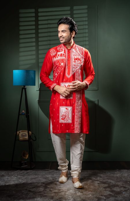 Men’s Wedding Ethnic Kurta Pajama Set