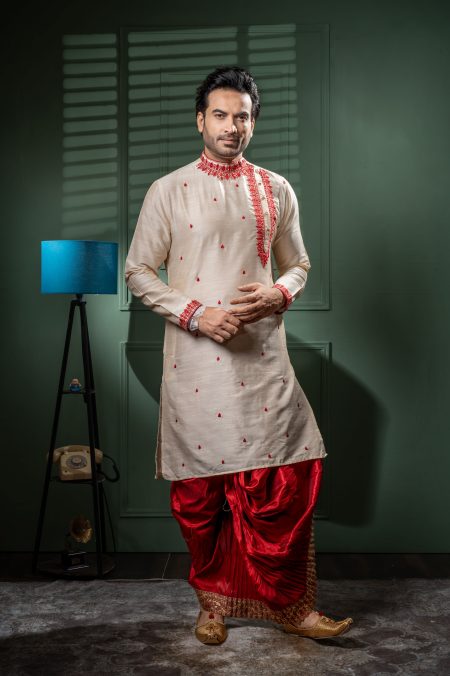 Men’s Premium Festival Wear Kurta Dhoti Set “Celebrate Traditions in Distinctive Style.”