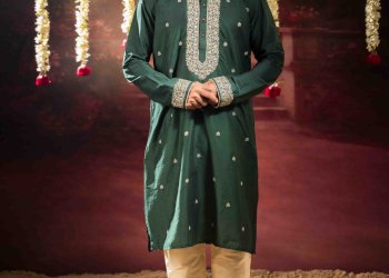 Men’s Classic Raw Silk Kurta Pyjama Set