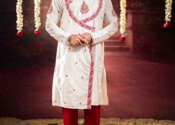 Men’s Classic Cotton Silk Wedding & Festive Kurta with Pyjama Set